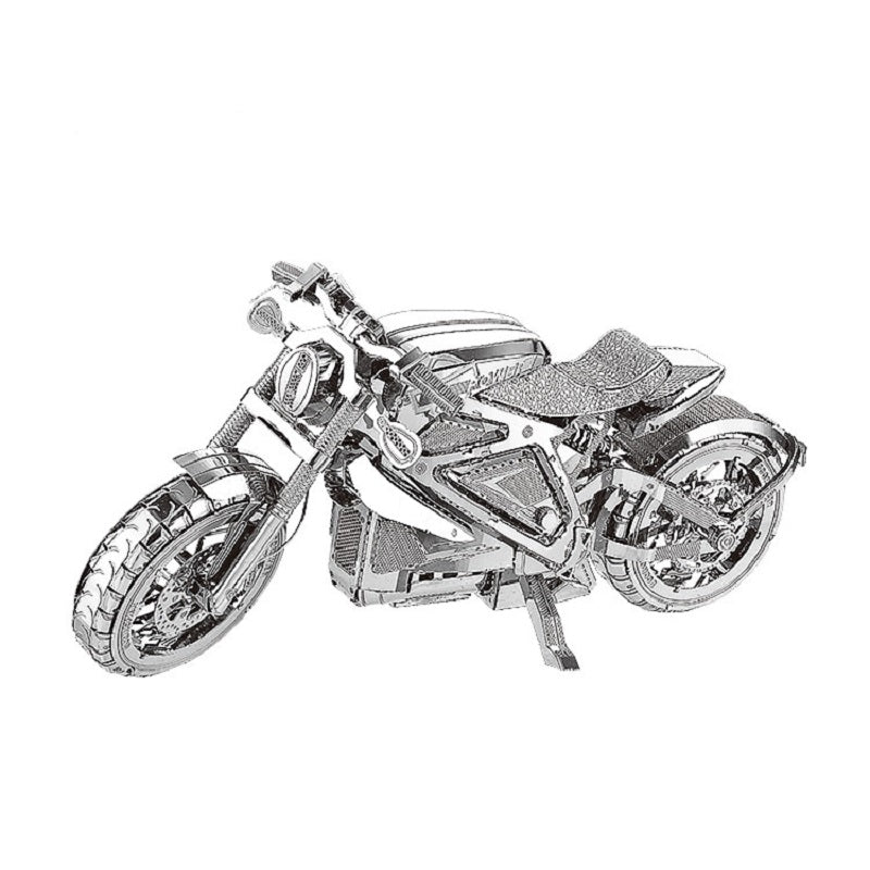 3D Metal puzzle Vengeance Motorcycle Collection Puzzle 1:16 l DIY 3D by Woody Signs Co. - Handmade Crafted Unique Wooden Creative