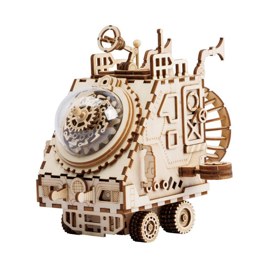 Creative DIY 3D Space Vehicle Wooden Puzzle Game Assembly Toy Gift for Children Teens Adult AM681 by Woody Signs Co. - Handmade Crafted Unique Wooden Creative