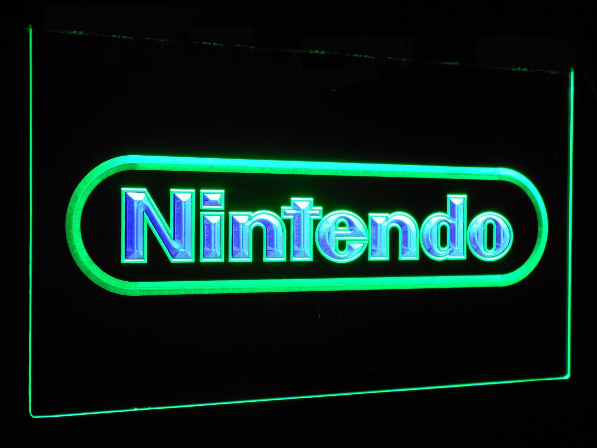 Nintendo Video Game Room Bar Decoration Gift Dual Color Led Neon Light Signs st6-e0021 by Woody Signs Co. - Handmade Crafted Unique Wooden Creative