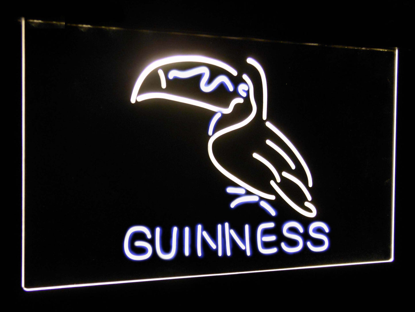 Guinness Toucan Stout Draught  Bar Decor Dual Color Led Neon Light Signs st6-a2120 by Woody Signs Co. - Handmade Crafted Unique Wooden Creative