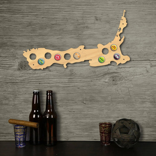 Map Of New Zealand  Cap Map Display Holder Bottle Cap Gadgets Wood Crafts  3D Wall  For Pub Bar by Woody Signs Co. - Handmade Crafted Unique Wooden Creative