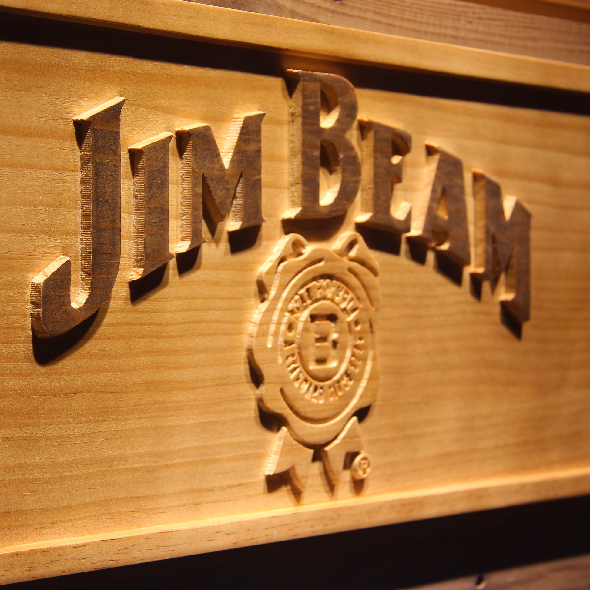 BEAM  3D Wooden Signs by Woody Signs Co. - Handmade Crafted Unique Wooden Creative