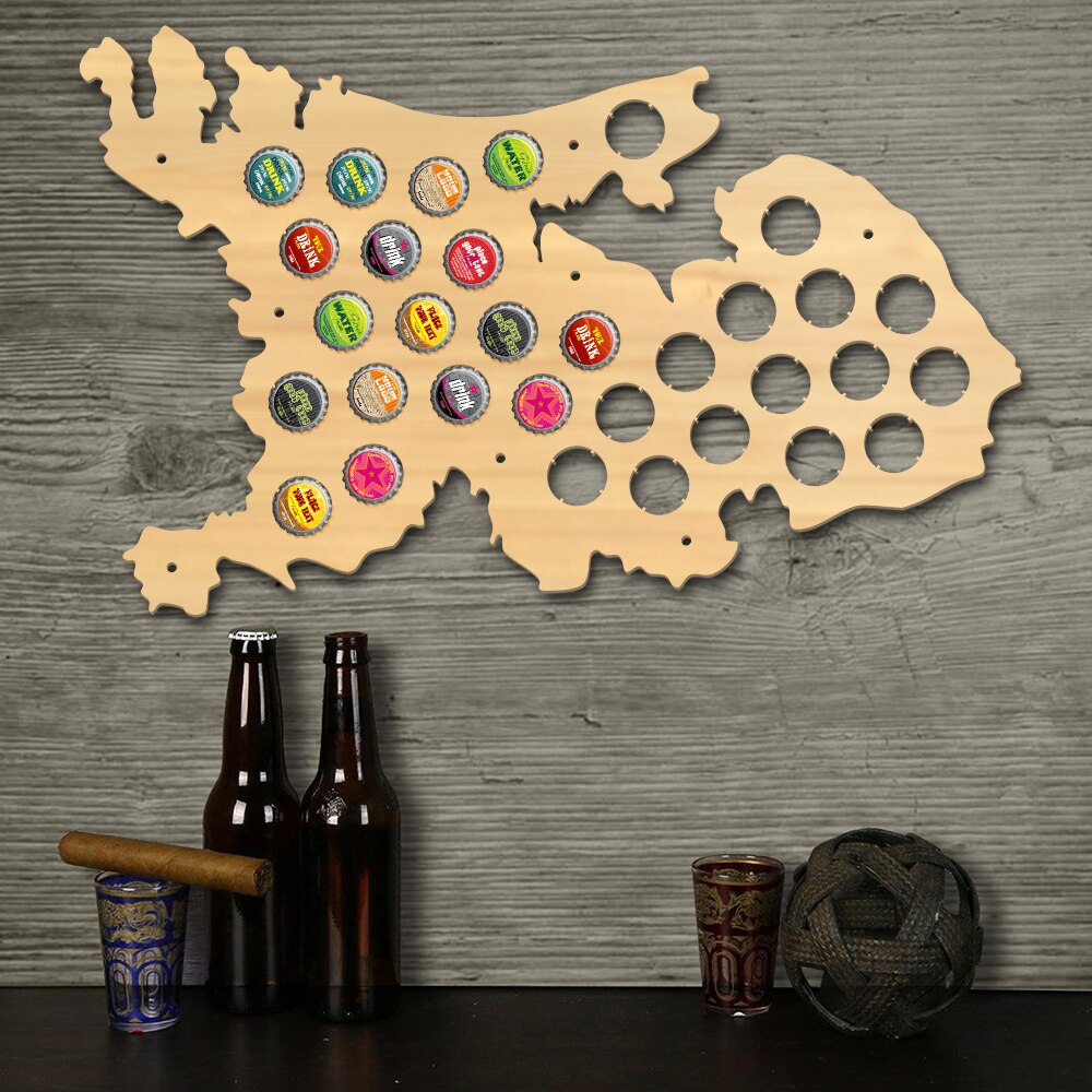 Netherlands  Cap Map Map Of Holland  Bottle Cap Display Wood Craft  Decor Dutch Man Cave  Lover Gift by Woody Signs Co. - Handmade Crafted Unique Wooden Creative