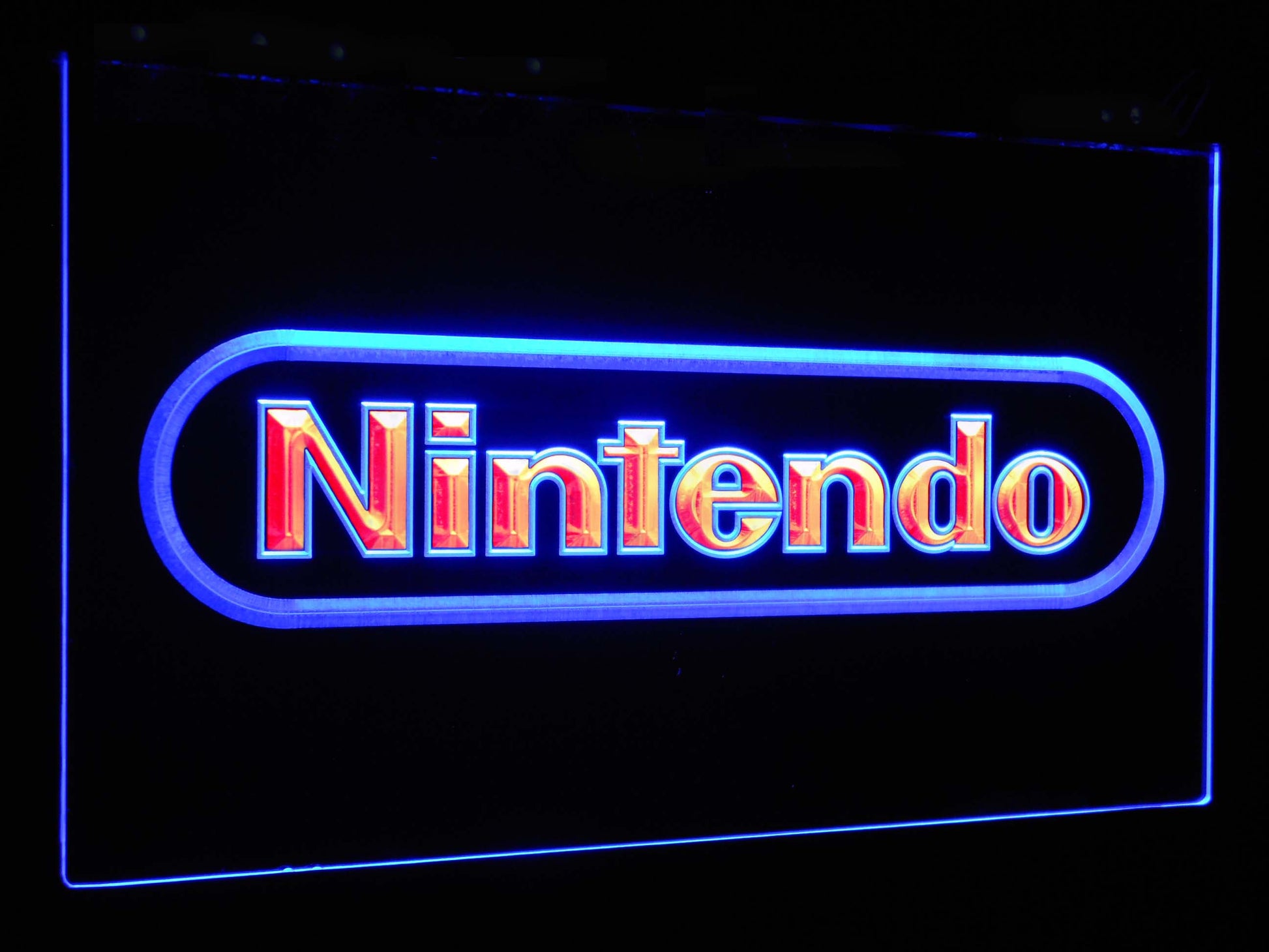 Nintendo Video Game Room Bar Decoration Gift Dual Color Led Neon Light Signs st6-e0021 by Woody Signs Co. - Handmade Crafted Unique Wooden Creative