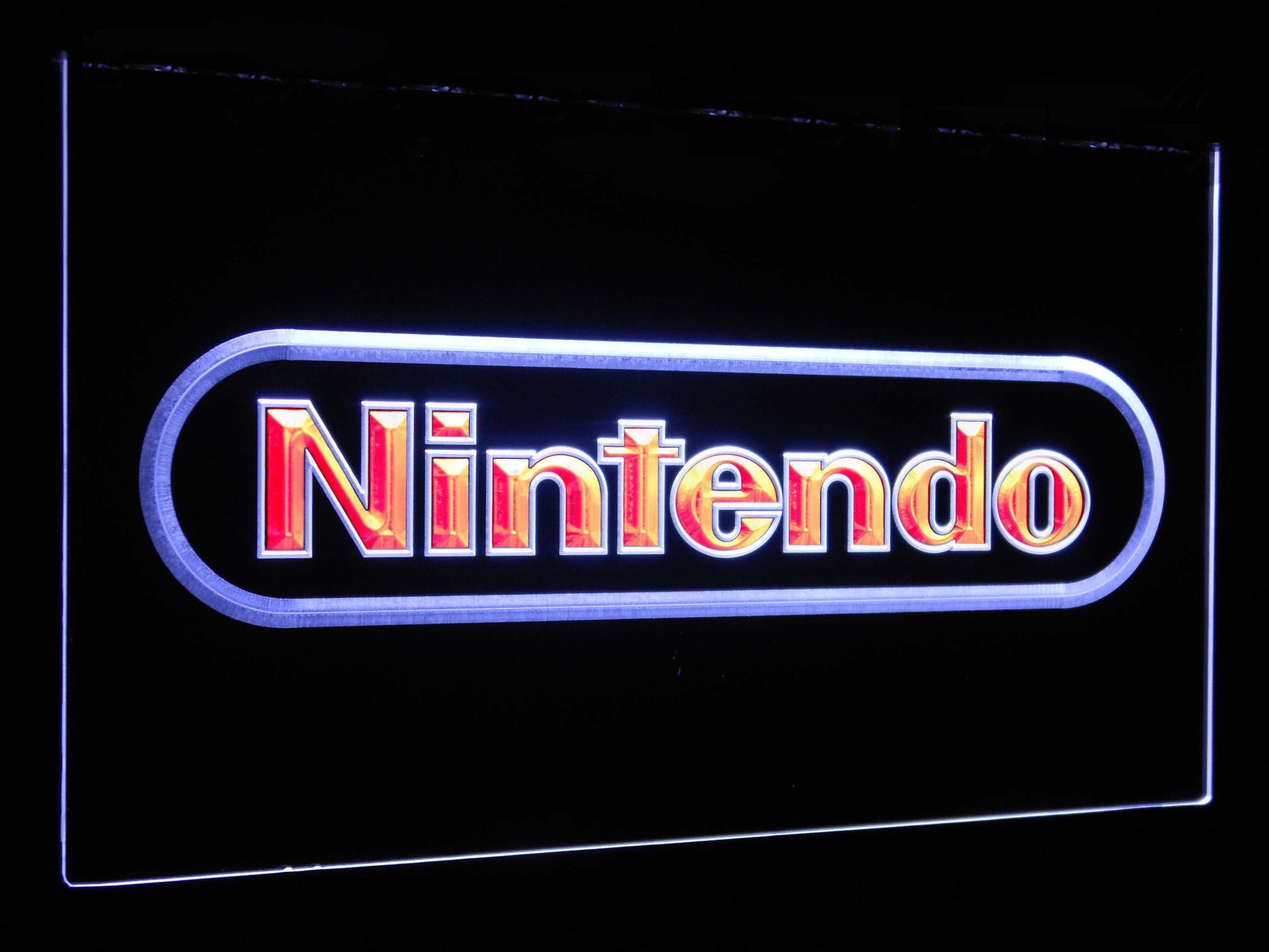 Nintendo Video Game Room Bar Decoration Gift Dual Color Led Neon Light Signs st6-e0021 by Woody Signs Co. - Handmade Crafted Unique Wooden Creative